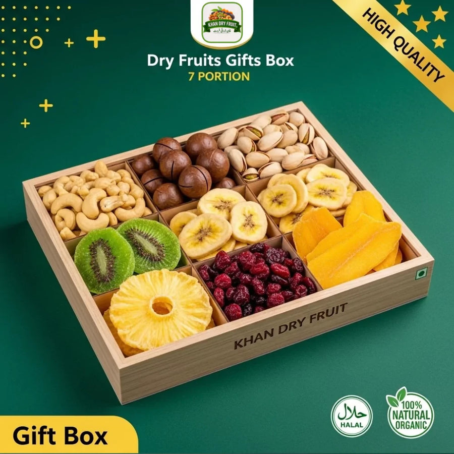 Dried Fruit Gift Box, 7 Portion