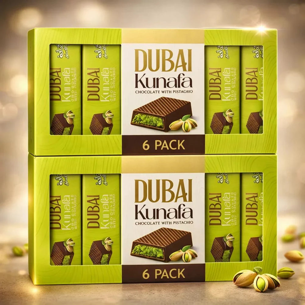 Original Dubai Kunafa Chocolate (6 Pcs)