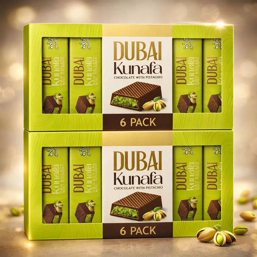 Original Dubai Kunafa Chocolate (6 Pcs)
