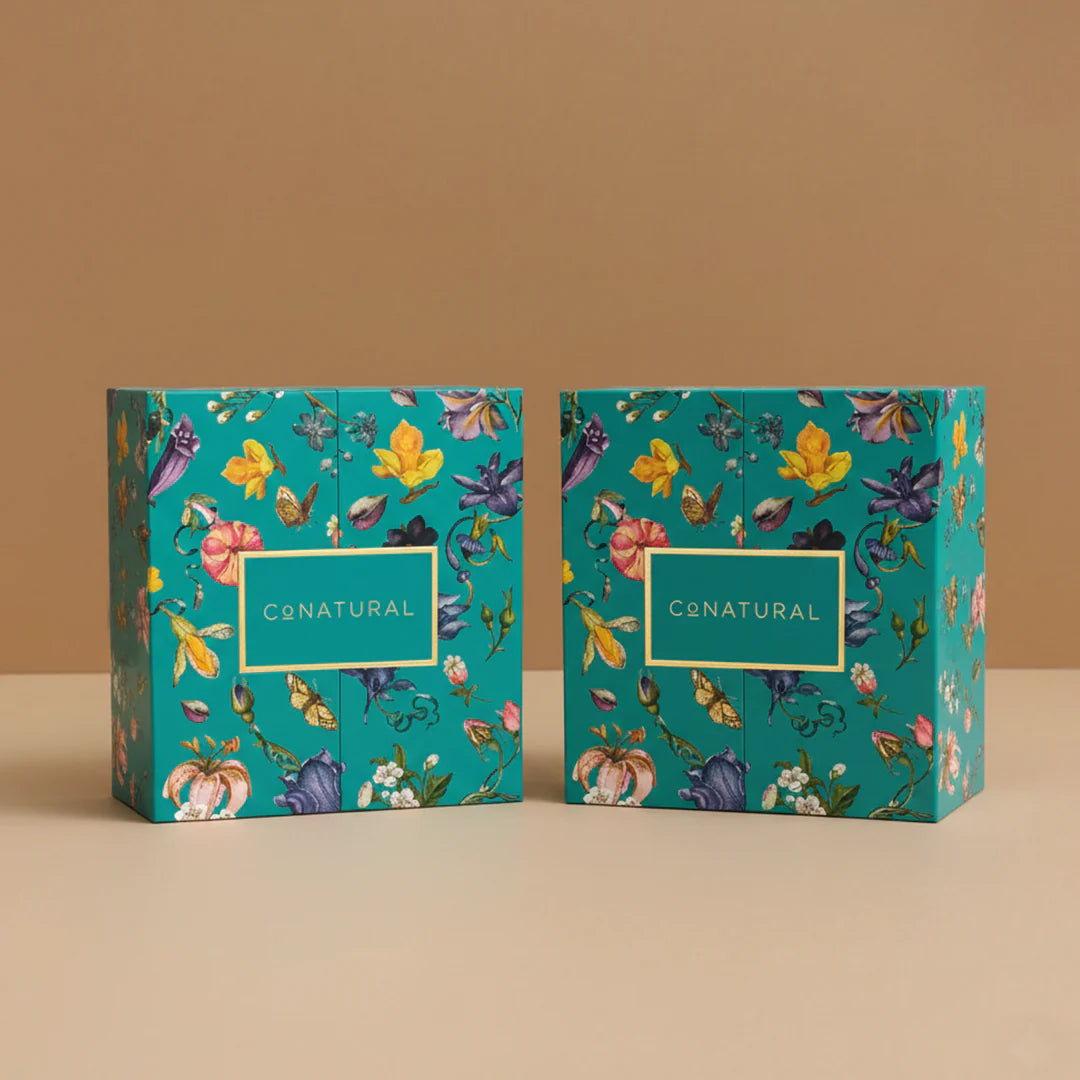 Turquoise Floral Gift Box
