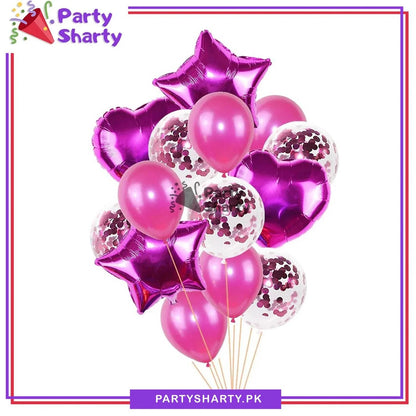 [color: dark pink] dark pink ballon front view
