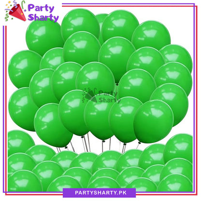 [color:dark green] dark green ballon front view