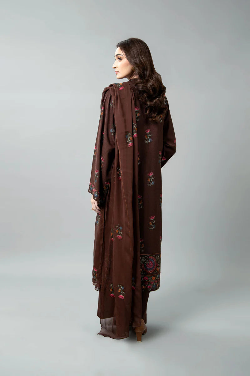 EMBROIDERED KARANDI LAWN 3 PCS (UNSTITCHED)