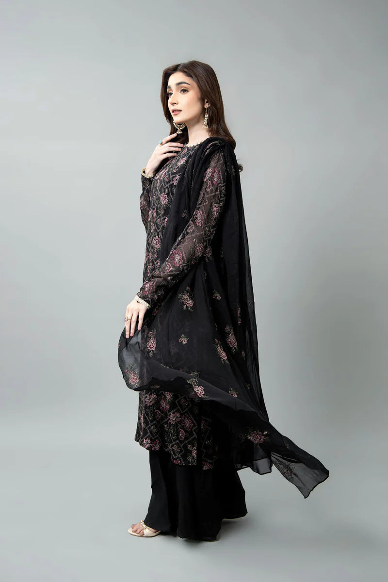 EMBROIDERED CHIFFON 3 PCS (UNSTITCHED)