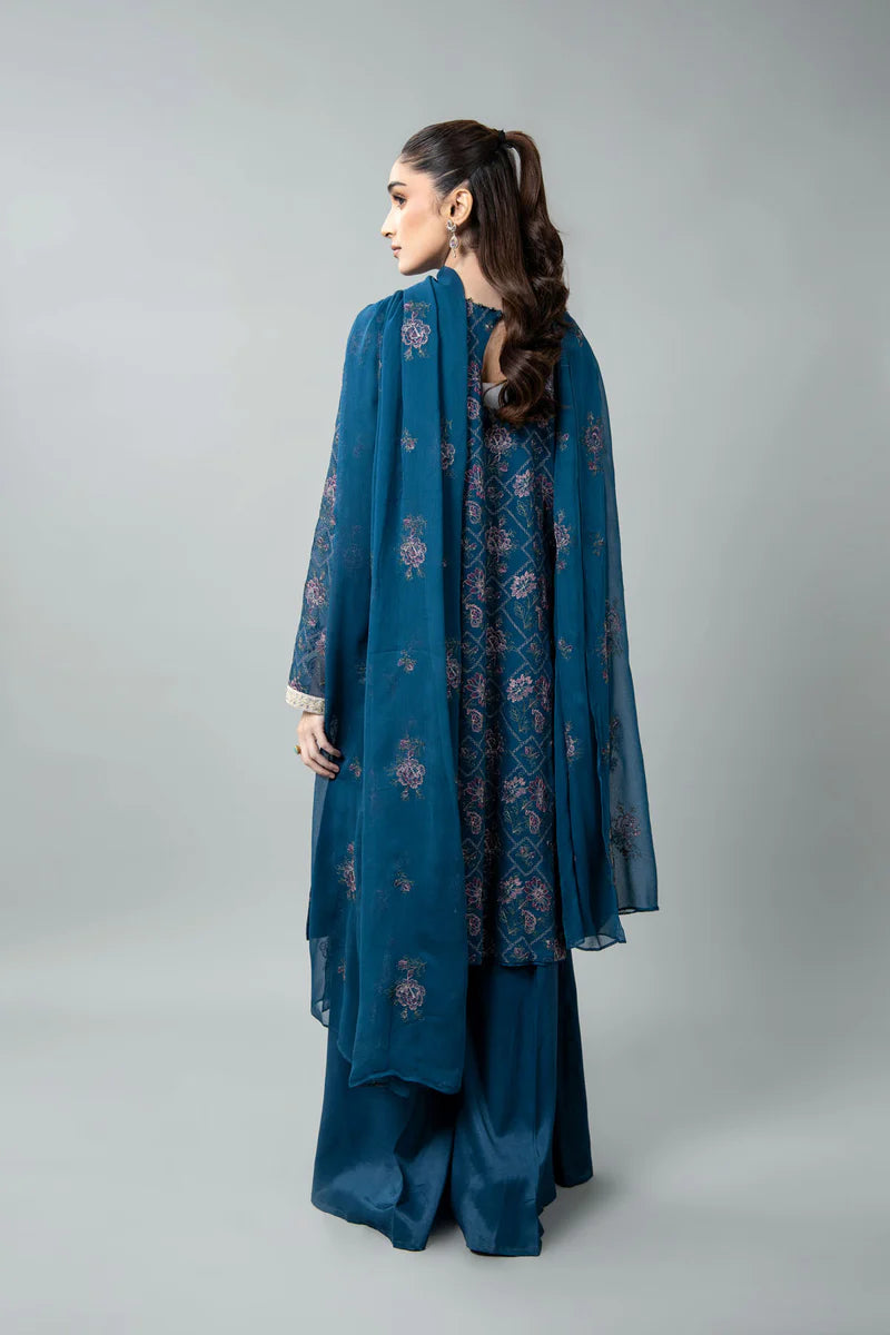 EMBROIDERED CHIFFON 3 PCS (UNSTITCHED)