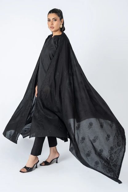 EMBROIDERED LAWN SHAWL (UNSTITCHED)