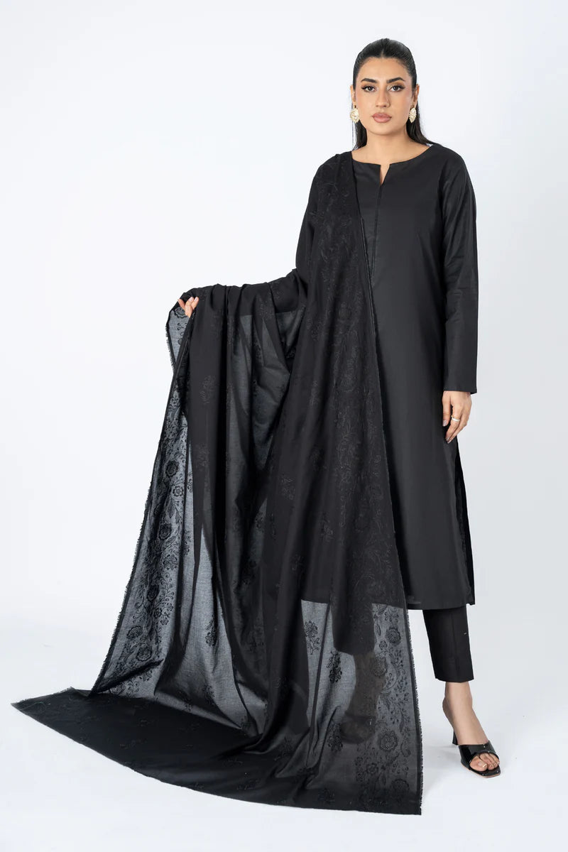 EMBROIDERED LAWN SHAWL (UNSTITCHED)