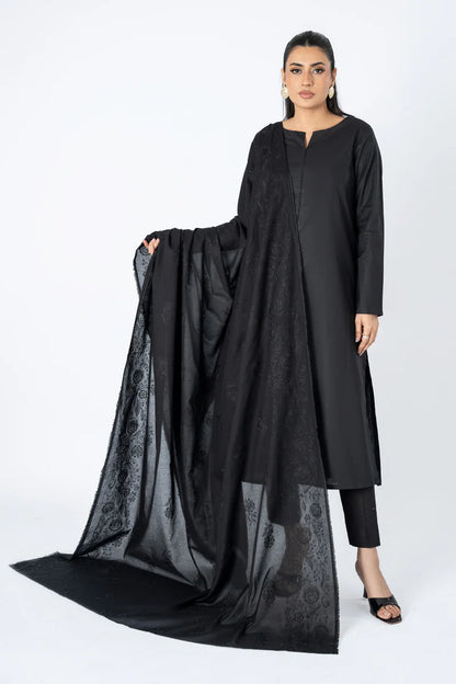 EMBROIDERED LAWN SHAWL (UNSTITCHED)