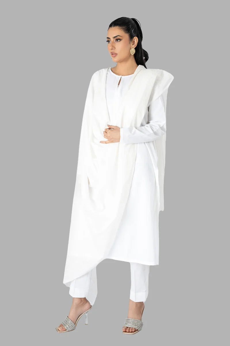 EMBROIDERED LAWN SHAWL (UNSTITCHED)