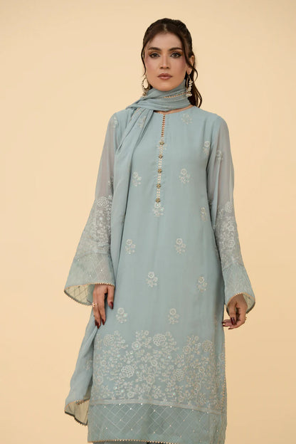 EMBROIDERED CHIFFON 3 PCS (UNSTITCHED)