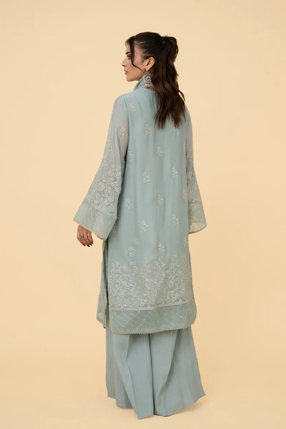 EMBROIDERED CHIFFON 3 PCS (UNSTITCHED)