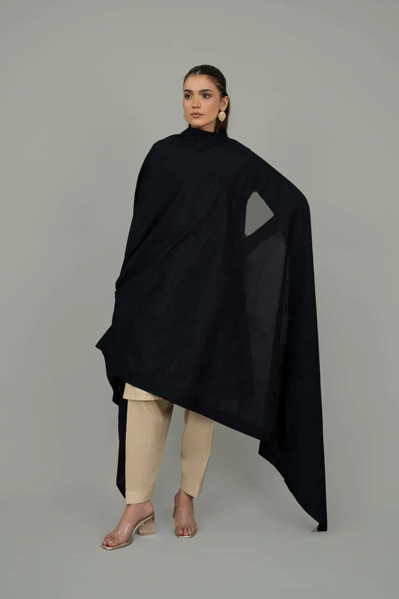 EMBROIDERED LAWN SHAWL (UNSTITCHED)