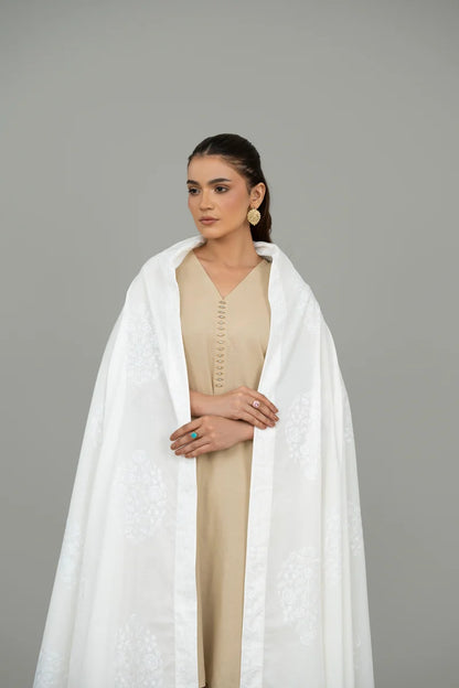 EMBROIDERED LAWN SHAWL (UNSTITCHED)