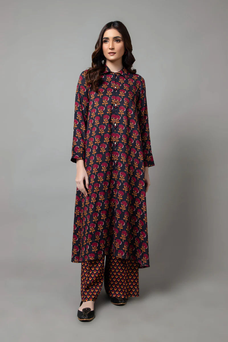 PRINTED LINEN 2 PCS (UNSTTICHED)