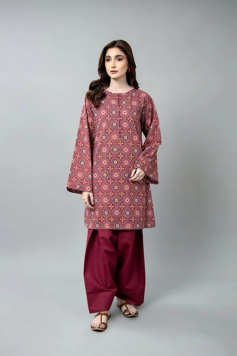 PRINTED SLUB KHADDAR 2 PCS (UNSTITCHED