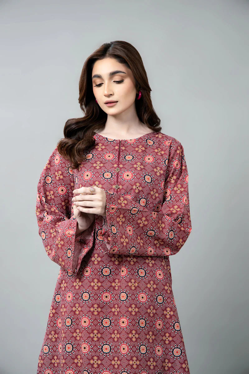 PRINTED SLUB KHADDAR 2 PCS (UNSTITCHED