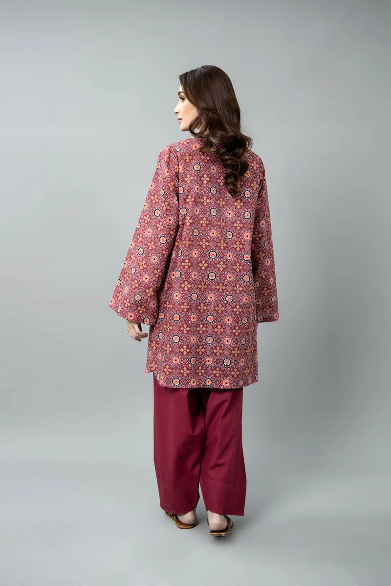 PRINTED SLUB KHADDAR 2 PCS (UNSTITCHED