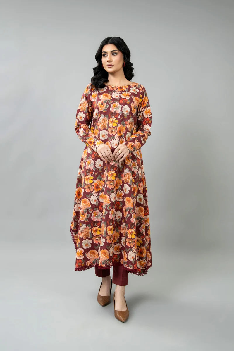 PRINTED SLUB KHADDAR 2 PCS (UNSTITCHED