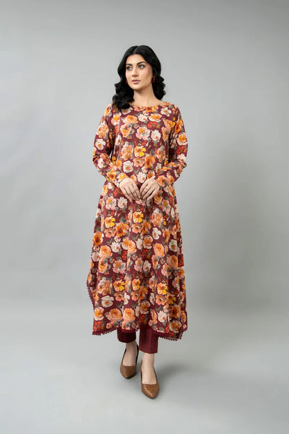 PRINTED SLUB KHADDAR 2 PCS (UNSTITCHED
