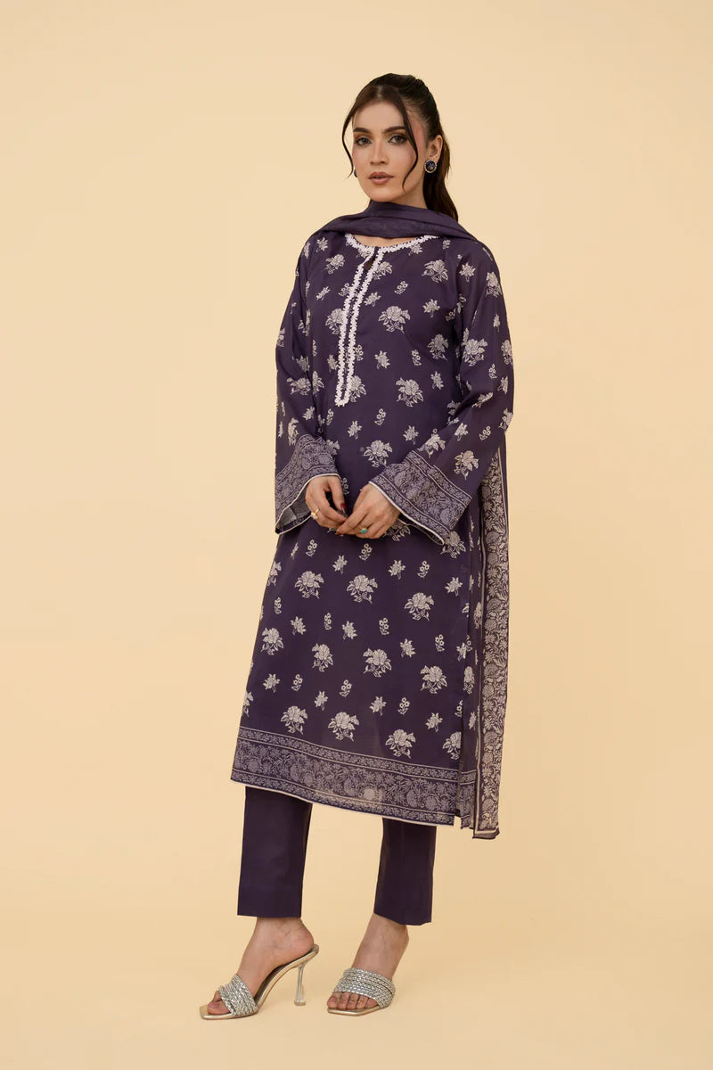 PRINTED LAWN 3 PCS (UNSTITCHED)