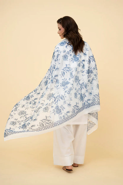 PRINTED INDAIN SILK 1 PCS (STITCHED)
