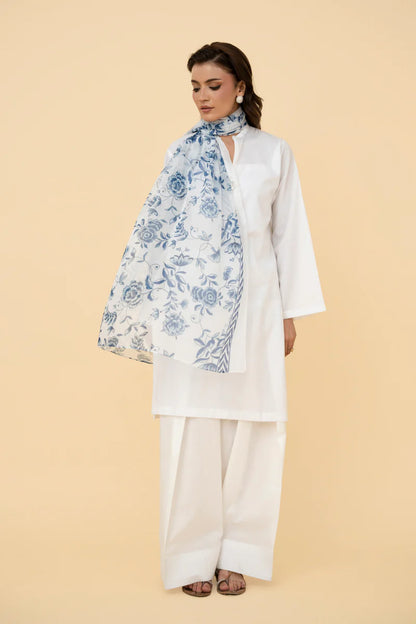 PRINTED INDAIN SILK 1 PCS (STITCHED)