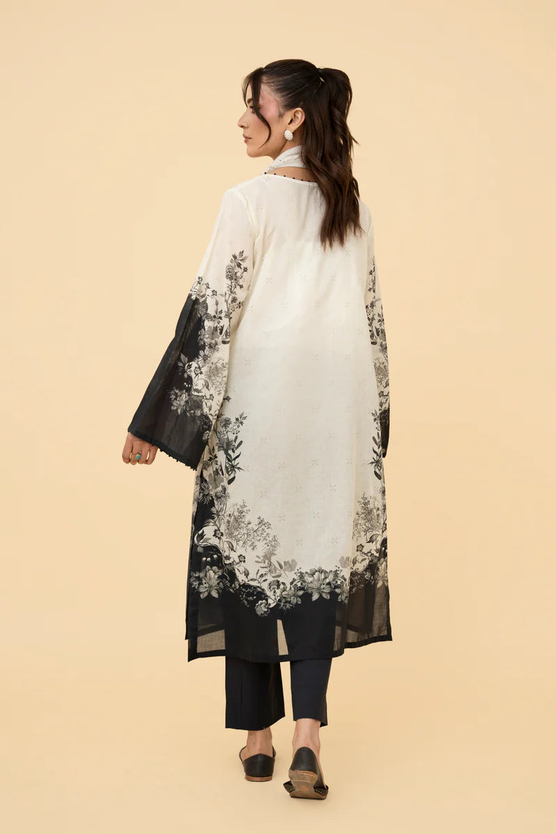 PRINTED & EMBROIDERED LAWN 3 PCS (UNSTITCHED)