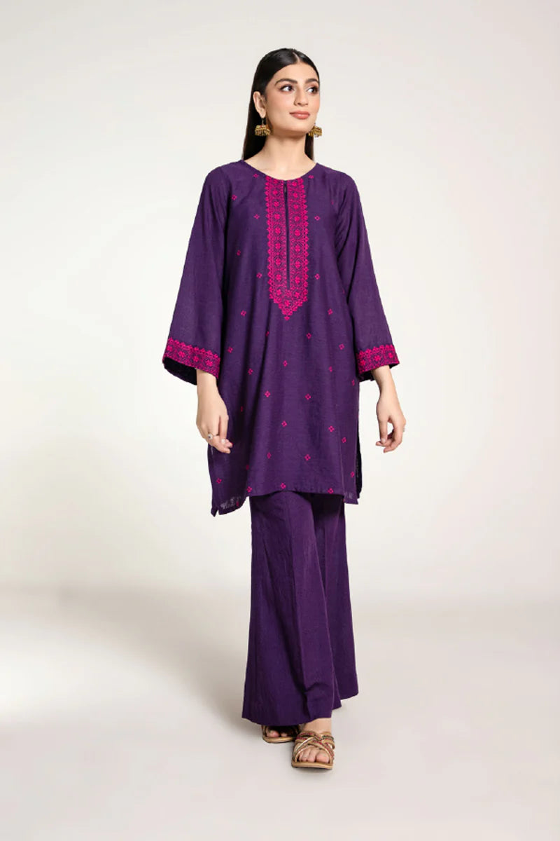 PRET EMBROIDERED KARANDI LAWN 2 PCS