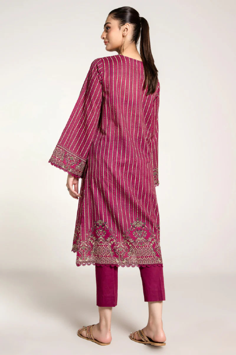 PRINTED SLUB KHADDAR 3 PCS (UNSTITCHED)