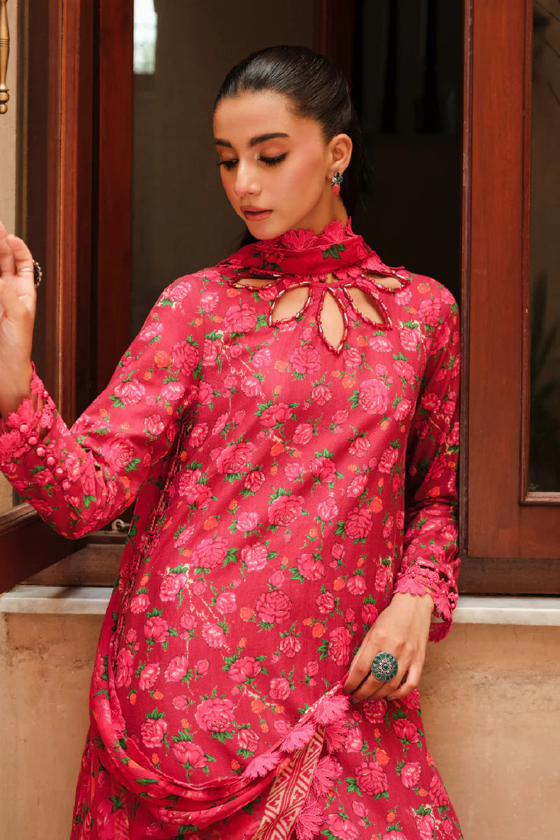 PRINTED SLUB KHADDAR 2 PCS (UNSTTICHED)