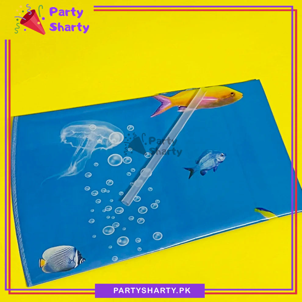 22inches 4D Big Ocean Sea Creatures Orbz Foil Balloon for Under The Sea Theme Decoration