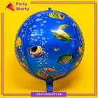 22inches 4D Big Ocean Sea Creatures Orbz Foil Balloon for Under The Sea Theme Decoration