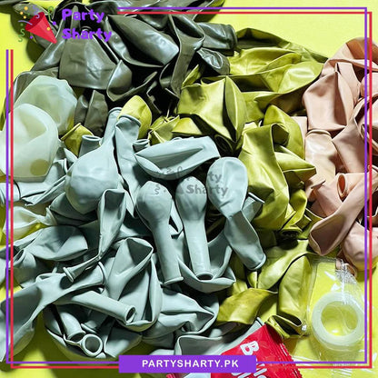 100pcs We Can Bearly Wait Teddy Bear Theme Balloons Set For Party Decoration & Celebration