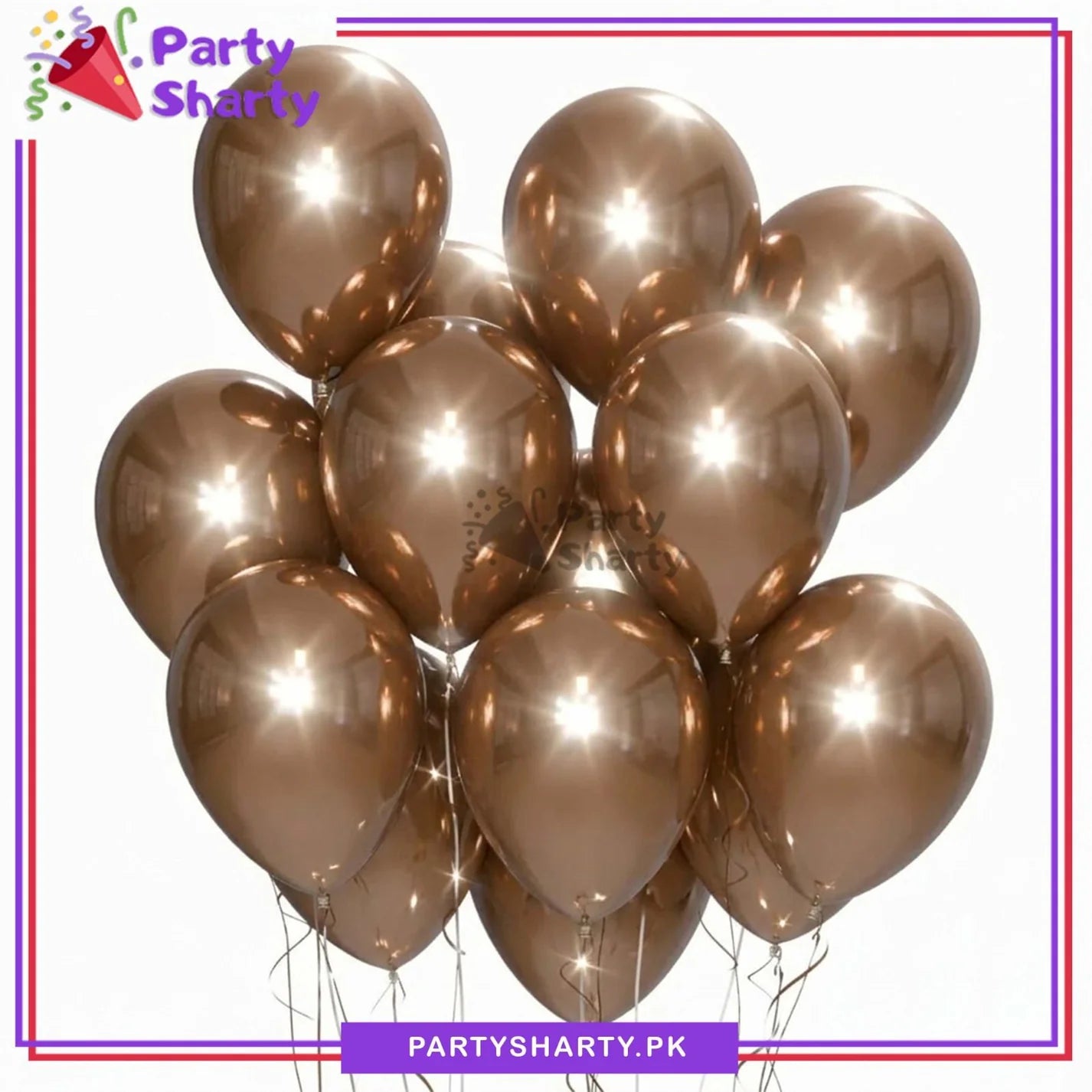 [color:coffee] coffee ballon front view