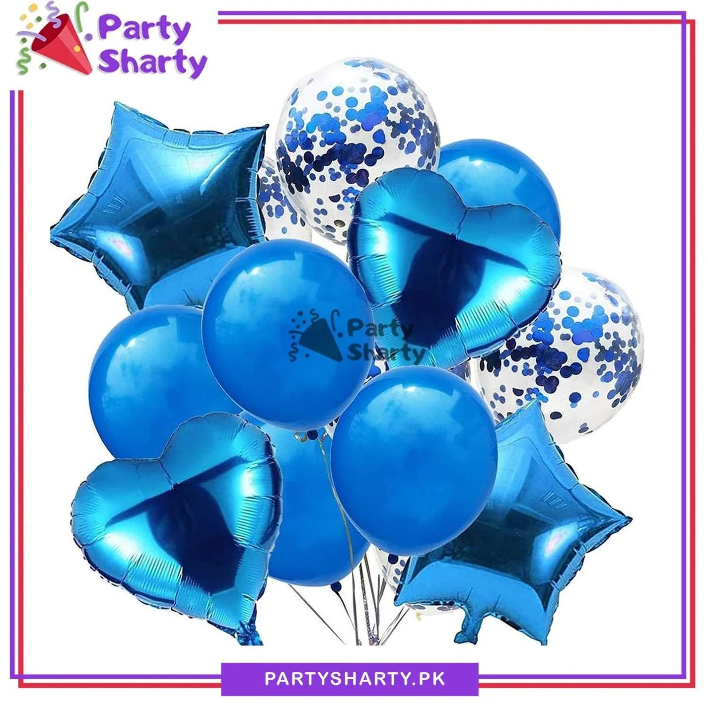 [color: dark blue] dark blue ballon front view