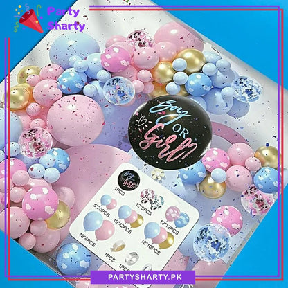 100pcs BOY or GIRL Gender Reveal Balloons Set For Gender Reveal Party Decoration & Celebration