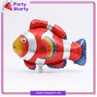 Red Tropical Fish Shaped Foil Balloon For Under The Sea Theme Party Decoration & Celebrations