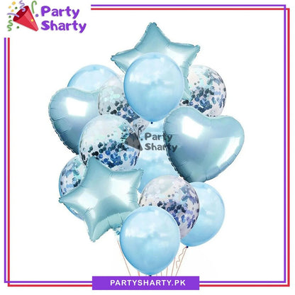 [color: light blue] light blue ballon front view