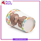 D-2 Teddy Bear Theme Paper Cups Pack of 10 For Themed Based Decorations
